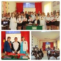 Директор историко-краеведческого музея выступила на открытии Парты Героя в Сусатской школе